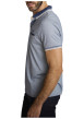 Thumbnail Polo en coton bleu clair avec une coupe droite et une poche passepoilée - Image 3