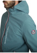 Thumbnail Veste vert d'eau uni avec une coupe droite et des manches longues - Image 6