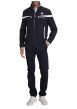 Thumbnail Blouson marine uni avec une coupe ajustée et une fermeture zippée - Image 5