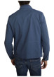 Thumbnail Blouson marine uni avec une coupe ajustée et une fermeture zippée - Image 3