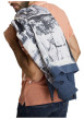 Thumbnail Blouson marine uni avec une coupe ajustée et une fermeture zippée - Image 6