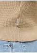 Thumbnail Pull en coton beige uni avec une coupe droite et un col rond - Image 4