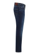 Thumbnail Jean en coton brut uni avec une coupe slim à zip et à bouton - Image 3