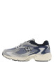 Thumbnail Baskets multisport grises à talon plat et à lacets ronds blancs - Image 2