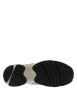 Thumbnail Baskets multisport grises à talon plat et à lacets ronds blancs - Image 5