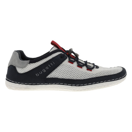 Sneakers blanches en mesh sur le pourtour avec...