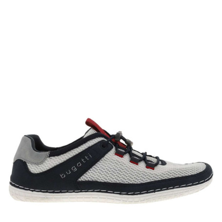 Sneakers blanches en mesh sur le pourtour avec...