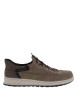 Thumbnail Sneakers cognac avec le nom de la marque sur le côté et des lacets élastiqués