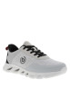 Thumbnail Sneakers blanches avec un talon plat et un logo embossé sur le côté - Image 3