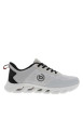 Thumbnail Sneakers blanches avec un talon plat et un logo embossé sur le côté