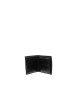 Thumbnail Portefeuille en cuir noir uni avec maille tressée et de nombreux rangement - Image 3
