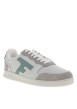Thumbnail Tennis en cuir multicolores avec un talon plat et un logo embossé au talon - Image 3