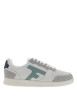 Thumbnail Tennis en cuir multicolores avec un talon plat et un logo embossé au talon