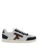 Thumbnail Tennis Hazel en cuir bordeaux à talon plat avec des lacets plats