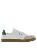 Thumbnail Tennis Lumbo en cuir blanches avec un patch de la marque sur la languette