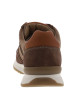 Thumbnail Baskets running en cuir taupe à talon plat avec des lacets tressés - Image 6