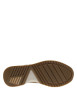 Thumbnail Baskets running en cuir taupe à talon plat avec des lacets tressés - Image 5