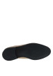 Thumbnail Derbies en cuir beiges à talon décroché bas avec des lacets ronds - Image 5