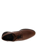 Thumbnail Derbies en cuir tan à talon décroché bas avec des lacets ronds - Image 4