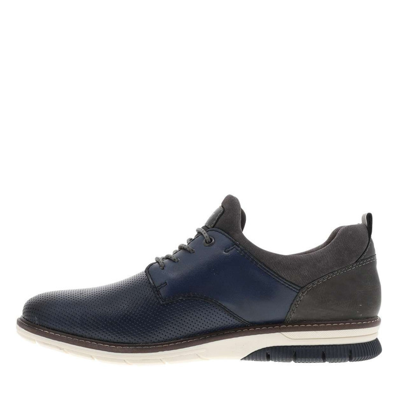 Rieker® - Sneakers En Cuir Anthracite à Talon Plat Avec Fermeture Slip-on - Gris Foncé Rieker® - Sneakers En Cuir Anthracite à Talon Plat Avec Fermeture Slip-on - Gris Foncé