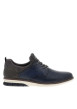 Thumbnail Sneakers en cuir anthracite à talon plat avec fermeture slip-on
