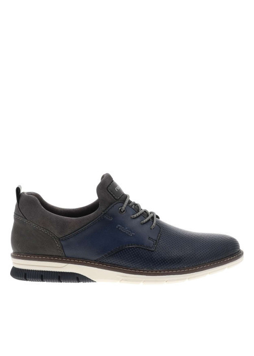 Sneakers en cuir anthracite à talon plat avec fermeture slip-on