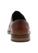 Thumbnail Derbies en cuir cognac à talon décroché bas avec des lacets ronds - Image 6