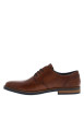 Thumbnail Derbies en cuir cognac à talon décroché bas avec des lacets ronds - Image 2
