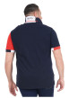 Thumbnail Polo en coton biologique marine uni pourvu d'un col boutonné - Image 2