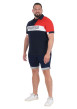 Thumbnail Polo en coton biologique marine uni pourvu d'un col boutonné - Image 3