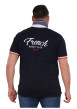 Thumbnail Polo en coton biologique marine uni pourvu de manches courtes - Image 2