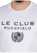 Thumbnail T-shirt en coton blanc uni pourvu de manches courtes et d'un col rond - Image 4