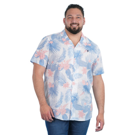 Chemise en coton biologique ciel tropicale...