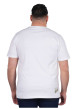 Thumbnail T-shirt en coton biologique blanc uni pourvu d'une coupe droite - Image 2