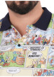 Thumbnail Polo en coton multicolore imprimé pourvu d'un col boutonné et d'une coupe droite - Image 4