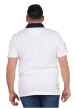 Thumbnail Polo en coton blanc imprimé pourvu d'une coupe droite et d'un col boutonné - Image 2
