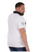 Thumbnail Polo en coton blanc imprimé pourvu d'une coupe droite et d'un col boutonné - Image 4