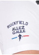 Thumbnail Polo en coton blanc imprimé pourvu d'une coupe droite et d'un col boutonné - Image 6