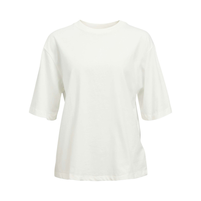 Object - T-shirt En Coton Biologique Blanc Uni Pourvu D'une Coupe Oversize - Blanc Object - T-shirt En Coton Biologique Blanc Uni Pourvu D'une Coupe Oversize - Blanc