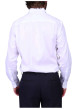 Thumbnail Chemise blanche unie en coton avec une coupe droite et un col à revers - Image 2