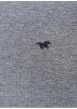 Thumbnail Polo en coton anthracite uni pourvu d'un col boutonné et d'une coupe droite - Image 2
