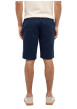 Thumbnail Short chino en coton bleu marine uni avec une coupe droite et 4 poches - Image 4