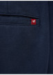 Thumbnail Pantalon chino en coton bleu marine uni avec une coupe droite et 4 poches - Image 2