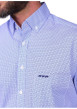 Thumbnail Chemise en coton bleu à motifs géométriques avec une coupe droite - Image 3