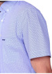 Thumbnail Chemise en coton bleu à motifs géométriques avec une coupe droite - Image 4