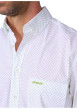 Thumbnail Chemise en coton biologique blanche à pois avec une coupe droite - Image 3