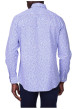 Thumbnail Chemise en coton biologique bleue à motifs floraux avec une coupe droite - Image 2
