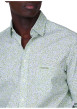 Thumbnail Chemise verte en coton biologique à motifs floraux avec une coupe droite - Image 3