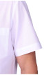 Thumbnail Chemise en coton blanche unie avec une coupe droite et un col à revers - Image 4