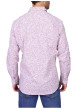 Thumbnail Chemise en coton biologique taupe à motifs floraux avec une coupe droite - Image 2